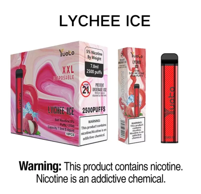 Yuoto Xxl Disposable Vape 2500 Puffs Uae