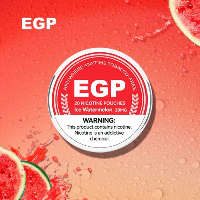 Egp Nicotine Pouches Ice Watermelon 20Mg