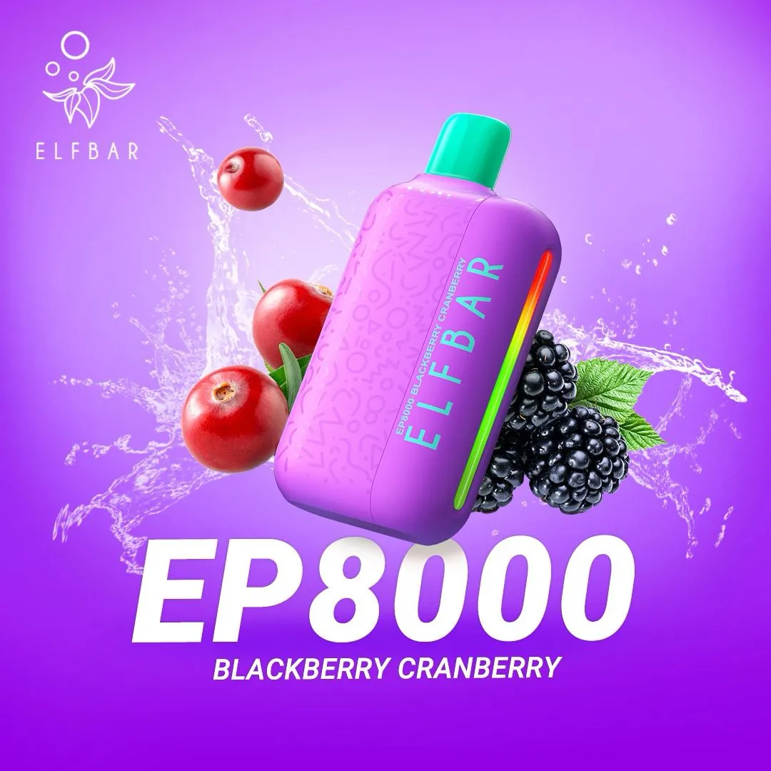 Ep8000-Blackberry-Cranberry Elf Bar Ep8000 Puffs Vape Blackberry Cranberry