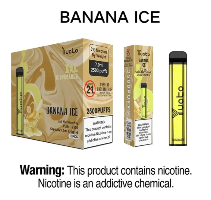 Yuoto Xxl Disposable Vape 2500 Puffs Uae