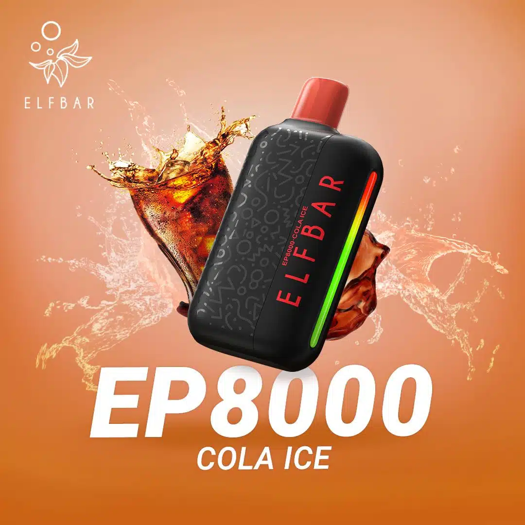ELF Bar EP8000 Puffs Vape Cola Ice Elf Bar Ep8000 Puffs Vape Cola Ice