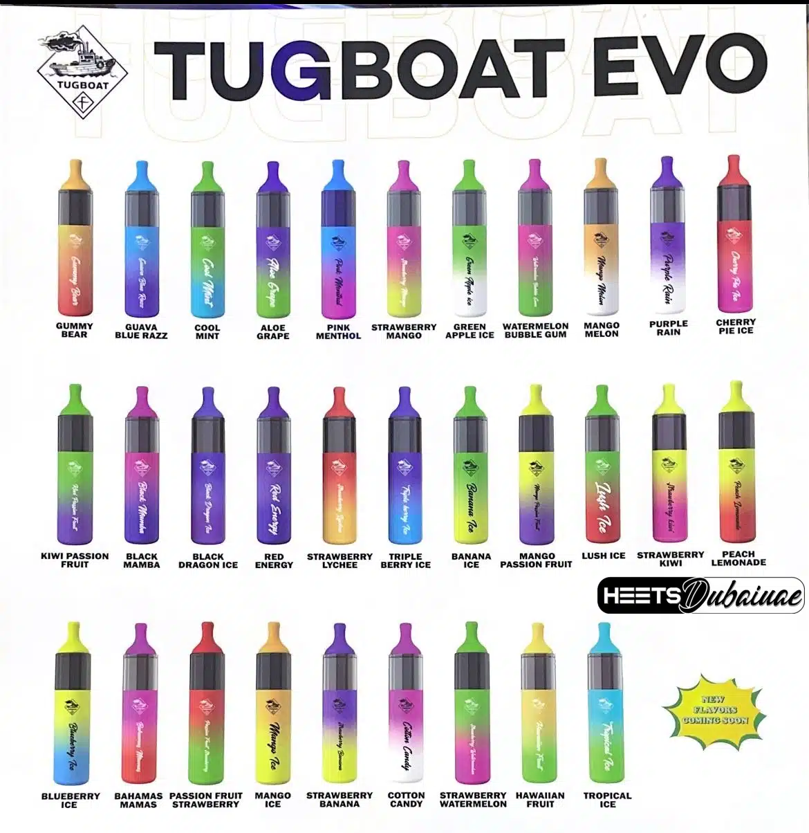 TUGBOAT VAPE 4500 Puffs DISPOSABLE IN UAE(Tugboat Evo) Tugboat Vape 4500 Puffs Disposable In Uae(Tugboat Evo)