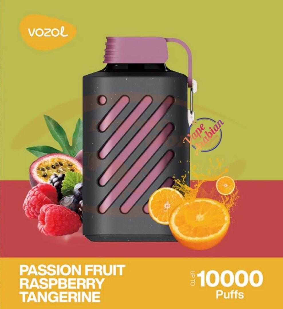 Vozol Gear 10000 Puffs Passion Fruit Raspberry Tangerine Vozol Gear 10000 Puffs Passion Fruit Raspberry Tangerine