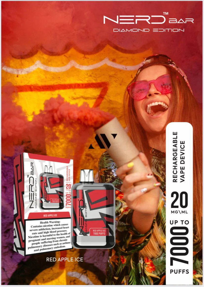 NERD Diamond Disposable Vape Red Apple Ice Nerd Diamond Disposable Vape Red Apple Ice