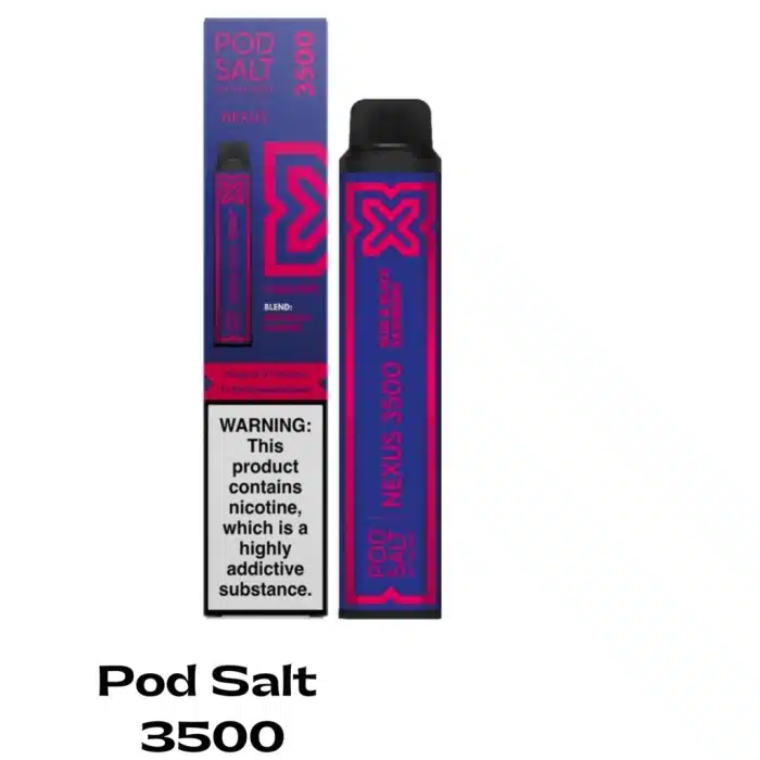 Pod Salt Nexus 3500 Puffs Vape Blue And Black Raspberry Pod Salt Nexus 3500 Puffs Vape Blue And Black Raspberry