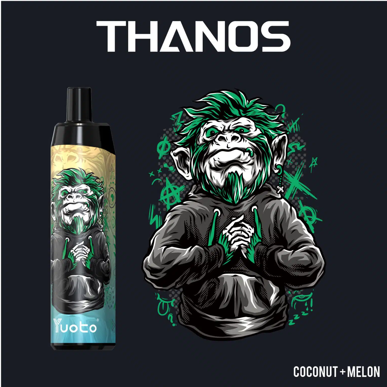 Yuoto Thanos Vape 5000 Puffs Coconut Melon Yuoto Thanos Vape 5000 Puffs Coconut Melon