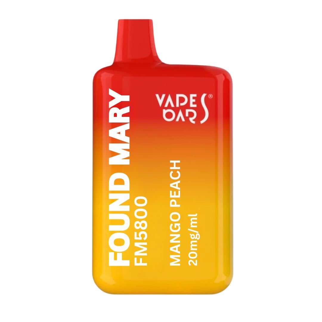 Vape Bar Found Mary FM5800 20mg vape Mango Peach Vape Bar Found Mary Fm5800 20Mg Vape Mango Peach