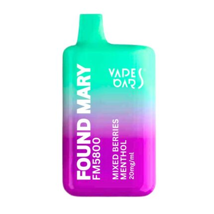 Vape Bar Found Mary FM5800 20mg vape Mixed Berry Menthol