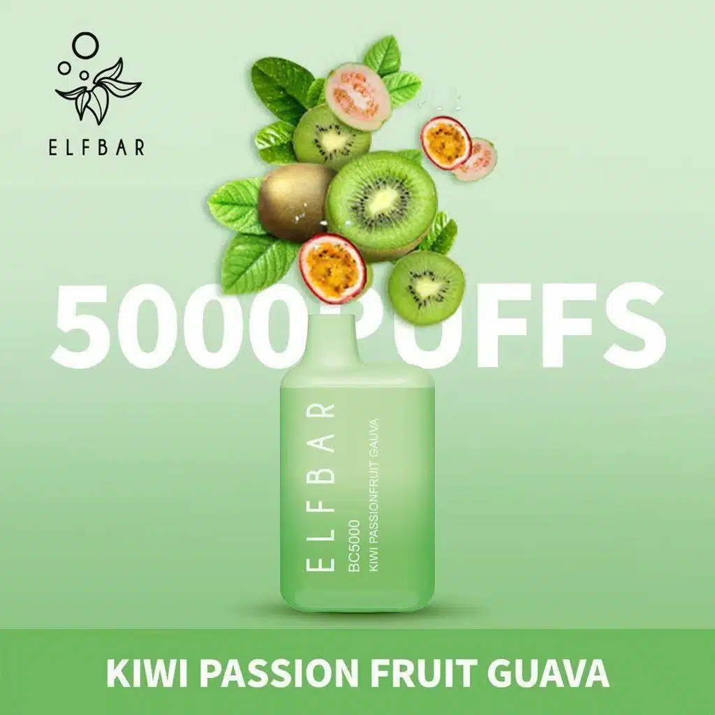 IMG-20230703-WA0024.jpg New Elf Bar Disposable Vape Bc5000 Puffs Kiwi Passion Fruit Guava