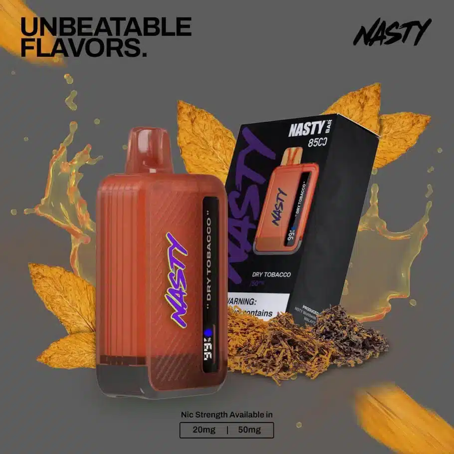 Nasty Vape 8500 Dry Tobacco Nasty Vape 8500 Dry Tobacco