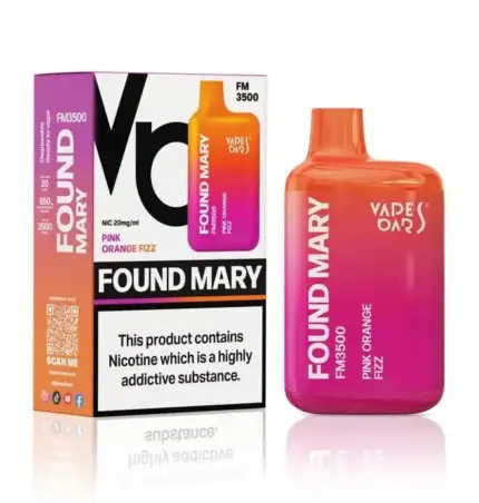 Found Mary FM3500 Vape Pink Orange Fizz