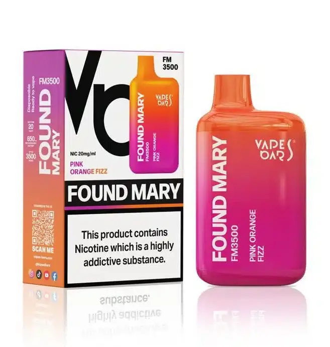 Found Mary FM3500 Vape Pink Orange Fizz Found Mary Fm3500 Vape Pink Orange Fizz