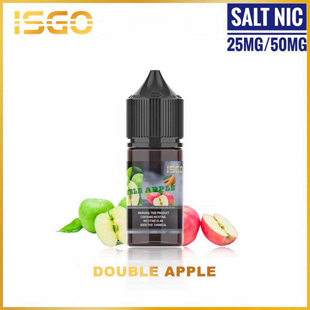 ISGO-Double-Apple-50MG-30ML Isgo Liquid 30Ml 25/50Mg Double Apple