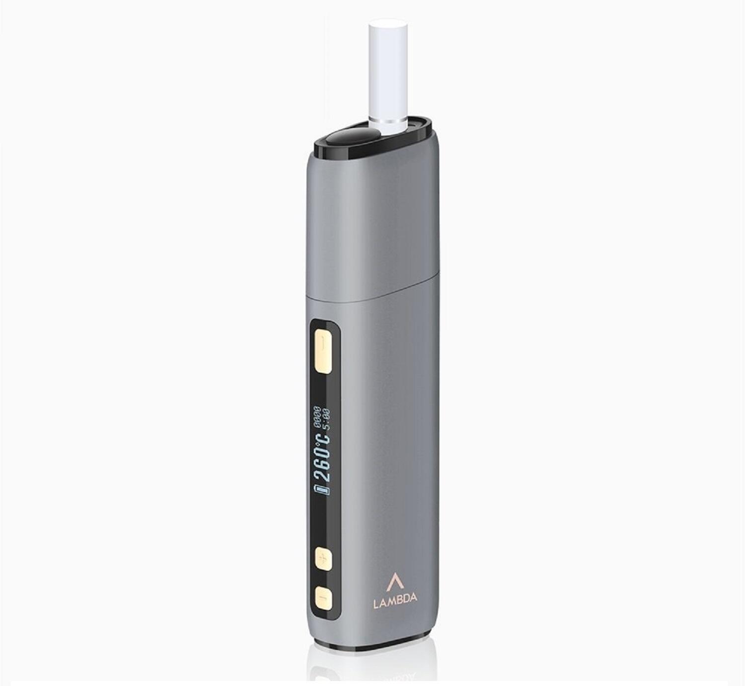 LAMBDA CC Heat Not Burn Device Grey Lambda Cc Heat Not Burn Device Grey