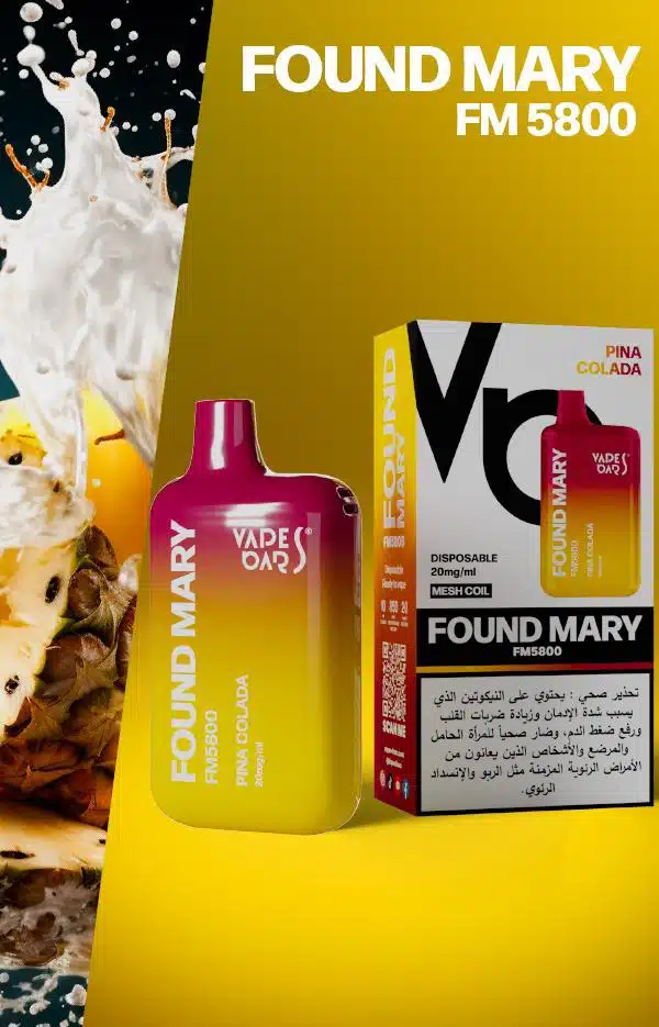 Vape Bar Found Mary FM5800 vape Pina Colada Vape Bar Found Mary Fm5800 Vape Pina Colada