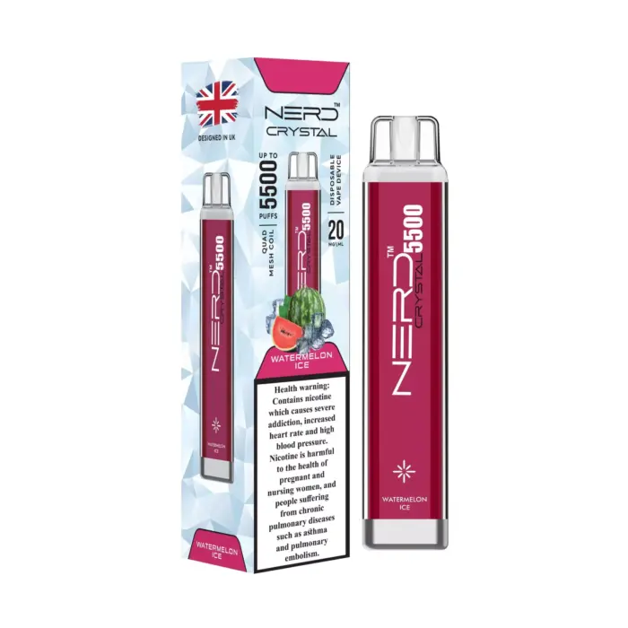 Nerd Crystal 5500 Puffs Watermelon Ice