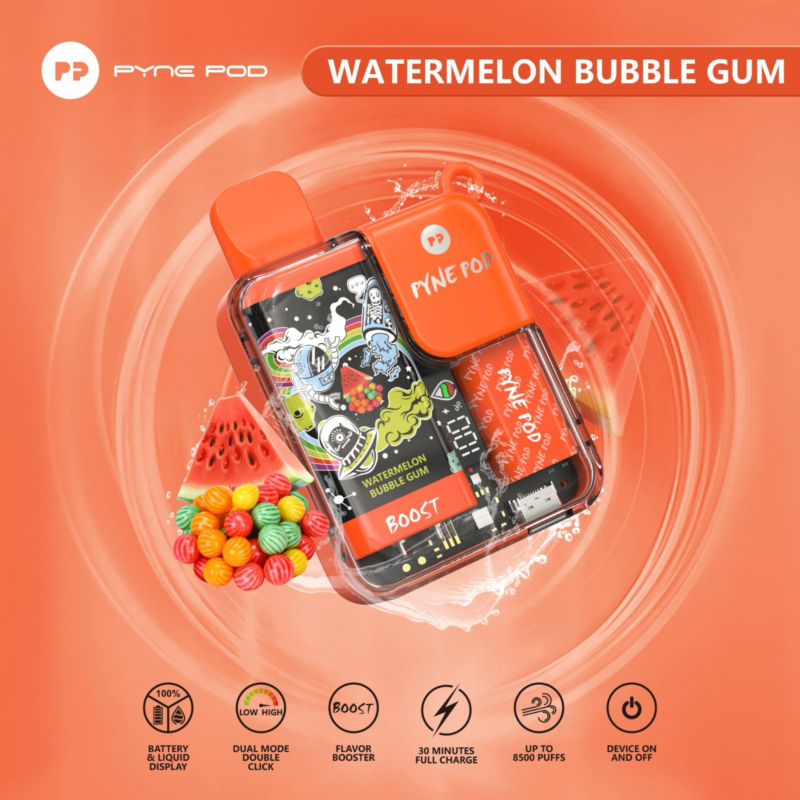 WATERMELON BUBBLE GUM Watermelon Bubble Gum