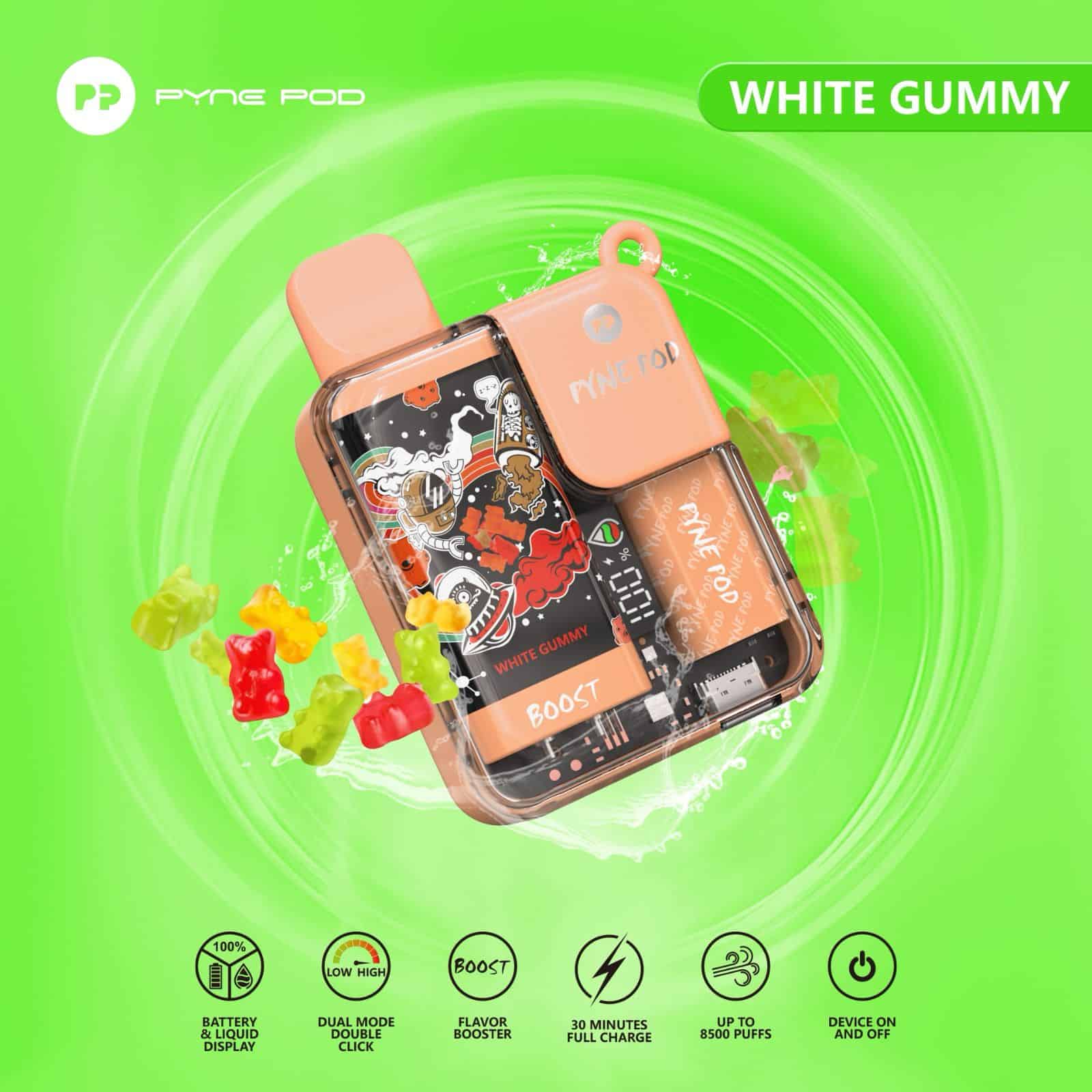 Pyne pod WHITE GUMMY Pyne Pod White Gummy