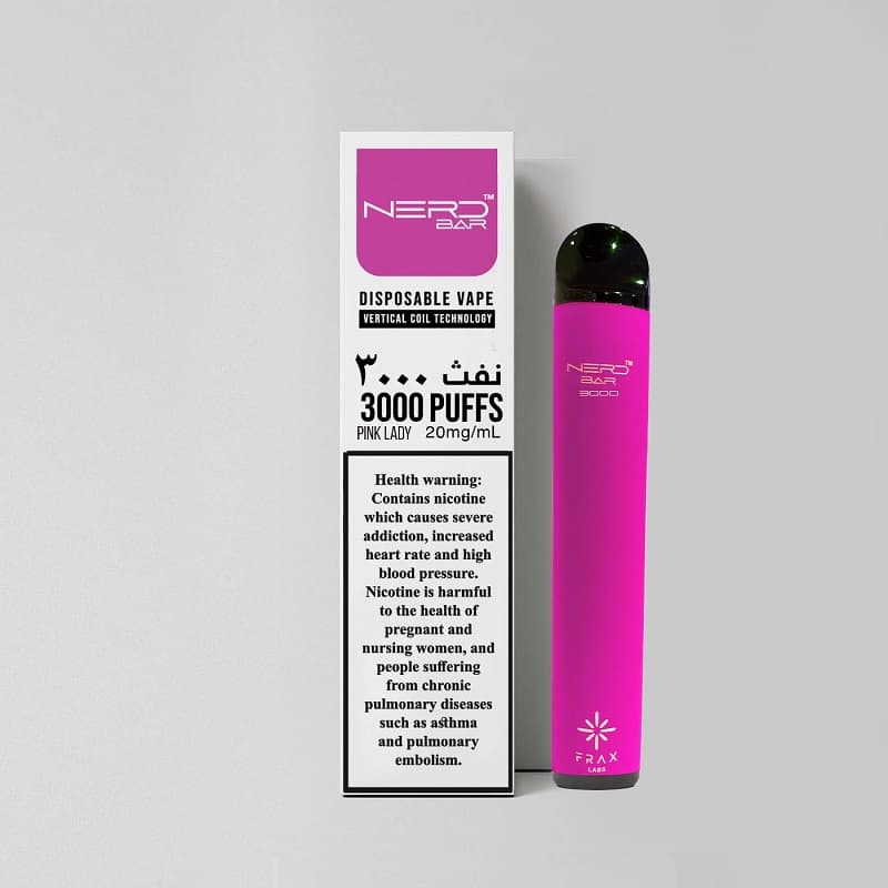 nerd-bar-3000-puffs-disposable-vape-pink-lady-1 Nerd Bar 3000 Puffs Disposable Vape Pink Lady