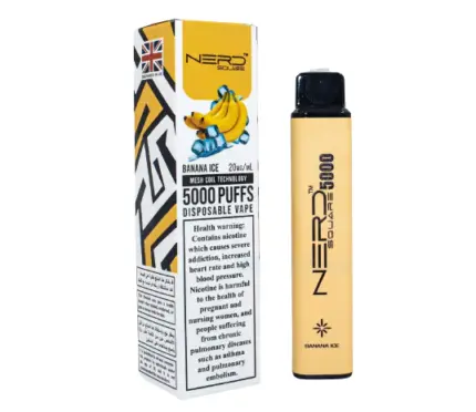 NERD SQUARE 5000 puffs Disposable Vape Banana Ice