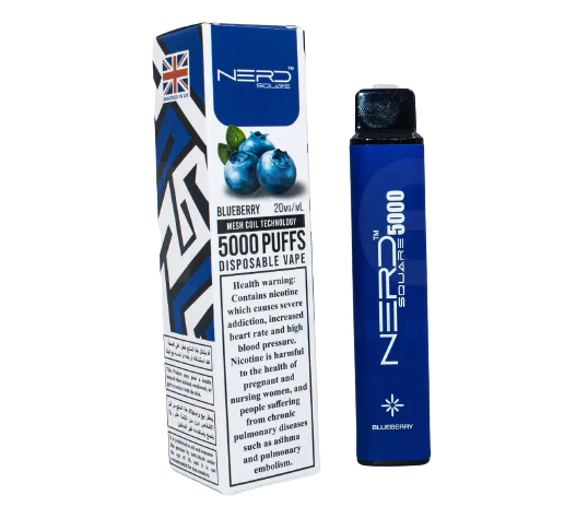 NERD SQUARE 5000 puffs Vape Blueberry Nerd Square 5000 Puffs Vape Blueberry