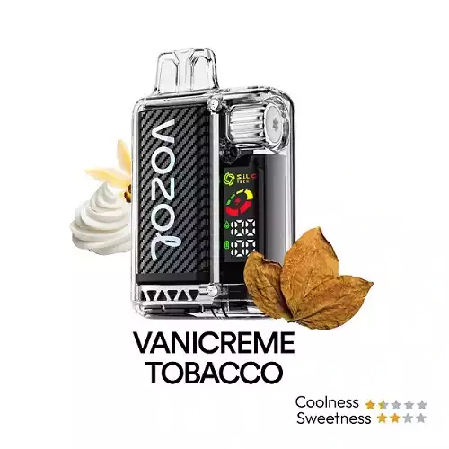 VOZOL VISTA 20000 PUFFS VANICREME TOBACCO Vozol Vista 20000 Puffs Vanicreme Tobacco
