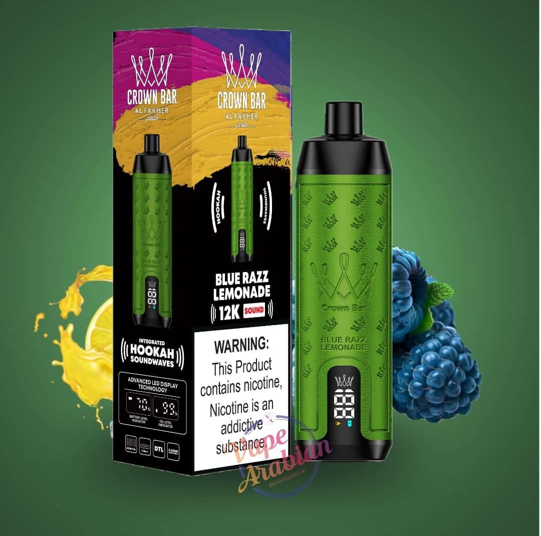 Al Fakher 12000 Puffs BLUE RAZZ LEMONADE Al Fakher 12000 Puffs Blue Razz Lemonade