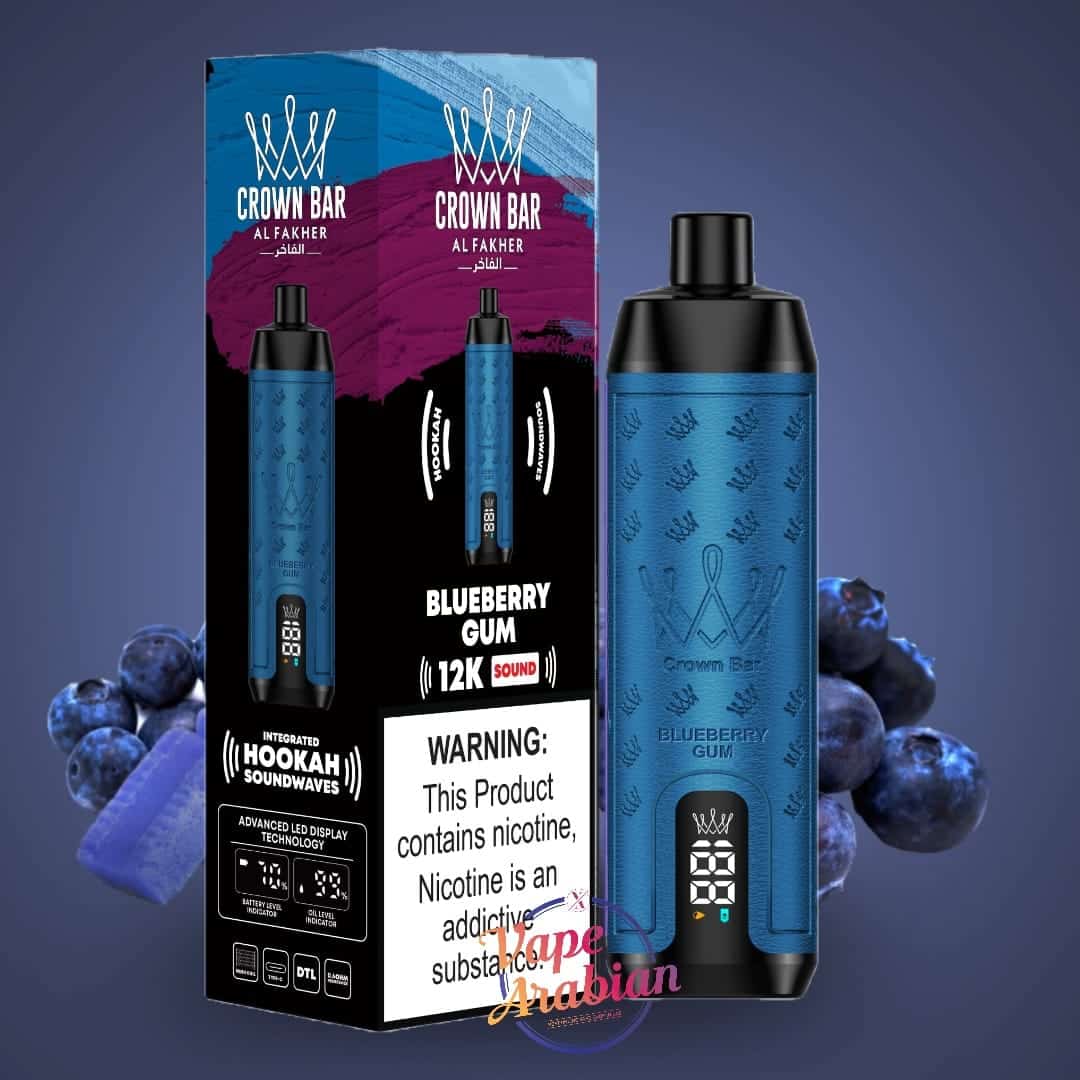 Al Fakher 12000 Puffs Blueberry Gum Al Fakher 12000 Puffs Blueberry Gum