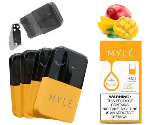MYLÉ V4 Magnetic Pods 50mg Sweet Mango Mylé V4 Magnetic Pods 50Mg Sweet Mango